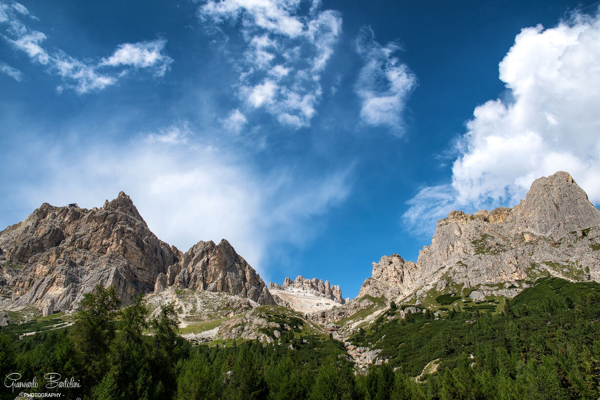 Vista da Passo Falzarego